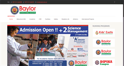 Desktop Screenshot of baylor.edu.np