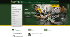 Desktop Screenshot of ecs.baylor.edu